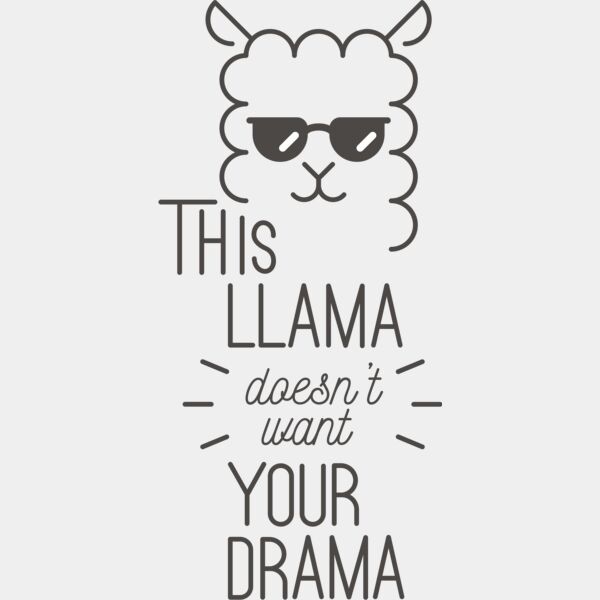 This Llama Doesn't Want Your Drama Thumbnail
